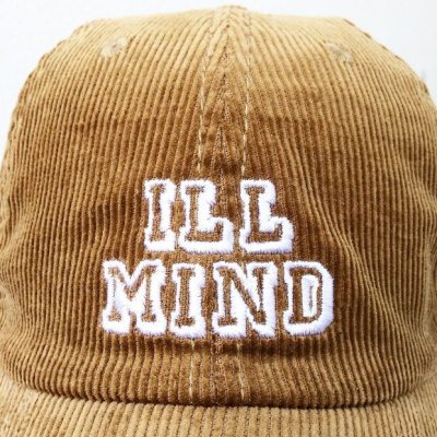 画像1: 【CRACKLIMB】 ILL MIND CORDUROY 6 PANEL CAP (BROWN)