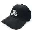 画像1: 【CRACKLIMB】 ILL MIND CORDUROY 6 PANEL CAP (BLACK) (1)