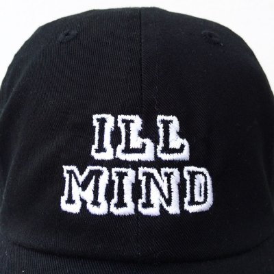 画像1: 【CRACKLIMB】 ILL MIND 6 PANEL CAP (BLACK)