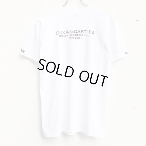 画像2: 【CROOKS&CASTLES】 GET PAID TEE (WHITE) (2)