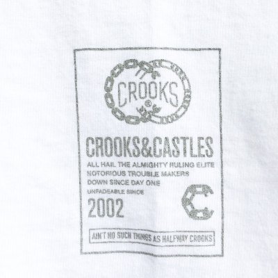 画像2: 【CROOKS&CASTLES】 GET PAID TEE (WHITE)