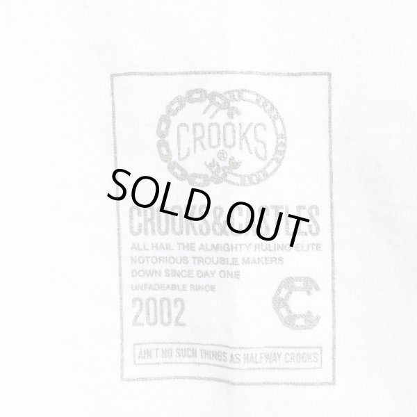 画像4: 【CROOKS&CASTLES】 GET PAID TEE (WHITE) (4)