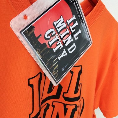 画像1: 【CRACKLIMB】 ILL MIND CITY TEE + CD-R SET (California Orange)