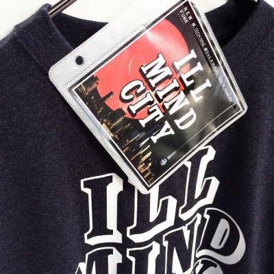 画像1: 【CRACKLIMB】 ILL MIND CITY TEE + CD-R SET (Heather Navy)