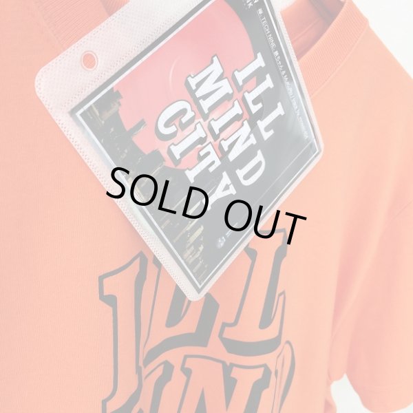 画像2: 【CRACKLIMB】 ILL MIND CITY TEE + CD-R SET (California Orange) (2)