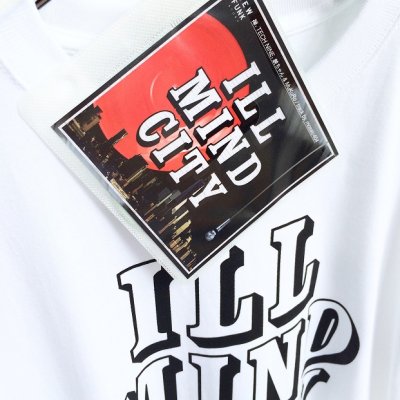 画像1: 【CRACKLIMB】 ILL MIND CITY TEE + CD-R SET (White)