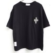 画像1: 【LIBE BRAND×ESOW】WOM CROSS POCKET TEE (BLACK) (1)