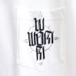 画像3: 【LIBE BRAND×ESOW】WOM CROSS POCKET TEE (WHITE) (3)