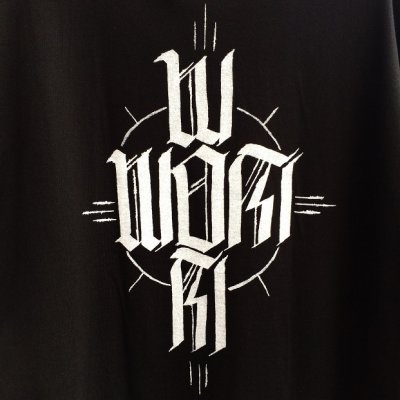 画像2: 【LIBE BRAND×ESOW】WOM CROSS POCKET TEE (BLACK)