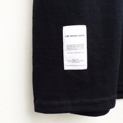 画像3: 【LIBE BRAND×ESOW】WOM CROSS POCKET TEE (BLACK)