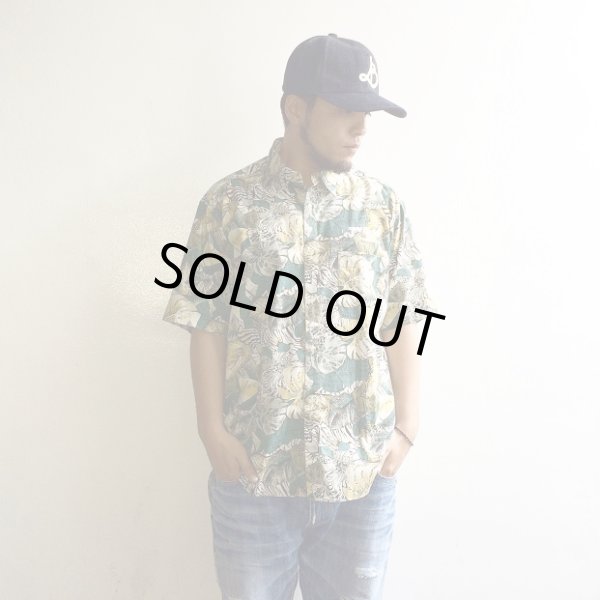 画像4: 【CRACKLIMB】 BOTANICAL PATTERN SHIRT (B/G) (4)