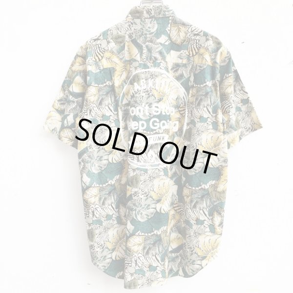 画像2: 【CRACKLIMB】 BOTANICAL PATTERN SHIRT (B/G) (2)