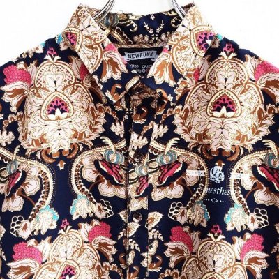 画像3: 【CRACKLIMB】 BOTANICAL PATTERN SHIRT (N/Y)