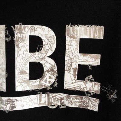 画像2: 【LIBE BRAND×ESOW】ESOW BIG LOGO TEE (BLACK)