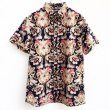 画像1: 【CRACKLIMB】 BOTANICAL PATTERN SHIRT (N/Y) (1)