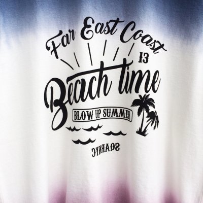 画像1: 【SQUARE】 BEACH TIME TEE