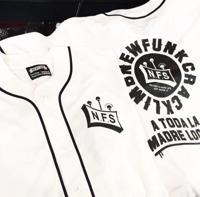 画像3: 【CRACKLIMB】SOUTH V.I.P. BASEBALL SHIRT (WHITE)