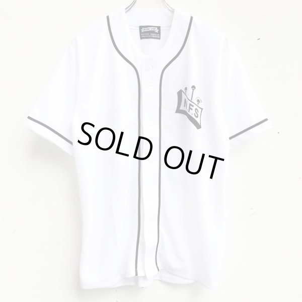 画像1: 【CRACKLIMB】SOUTH V.I.P. BASEBALL SHIRT (WHITE) (1)