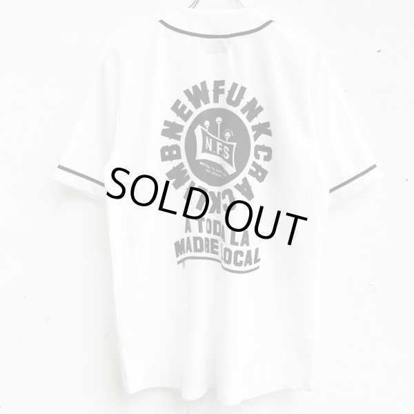 画像2: 【CRACKLIMB】SOUTH V.I.P. BASEBALL SHIRT (WHITE) (2)
