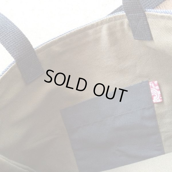 画像5: 【CRACKLIMB】TOTE BAG (RED/DNM) (5)