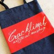 画像3: 【CRACKLIMB】TOTE BAG (RED/DNM) (3)