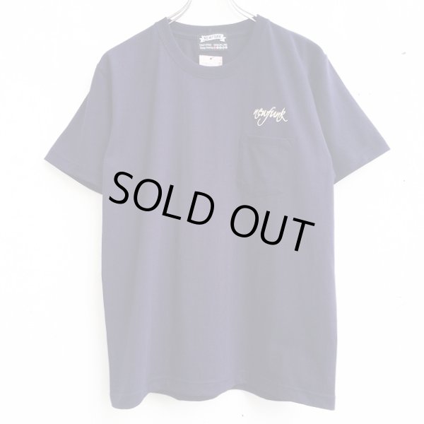 画像2: 【CRACKLIMB】SOUTH V.I.P. POCKET TEE (NAVY) (2)