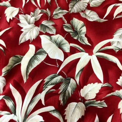 画像2: Botanical Aloha Shirt (RED)