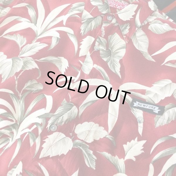 画像5: Botanical Aloha Shirt (RED) (5)