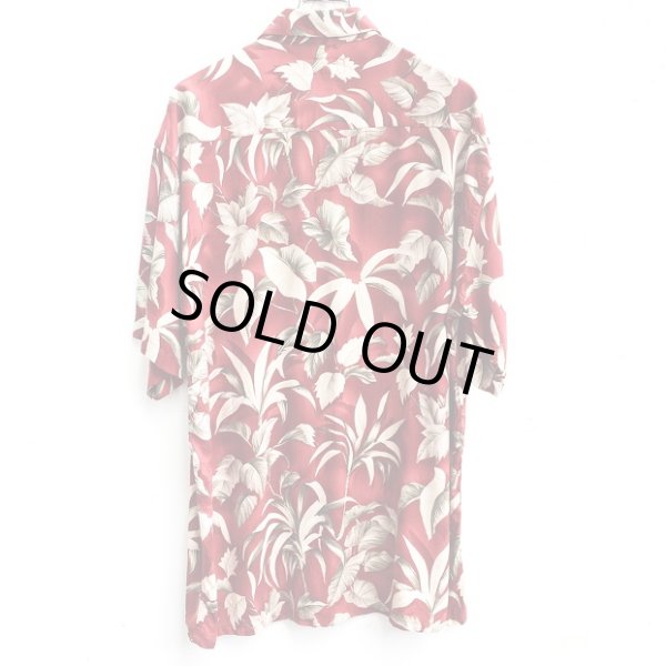 画像2: Botanical Aloha Shirt (RED) (2)
