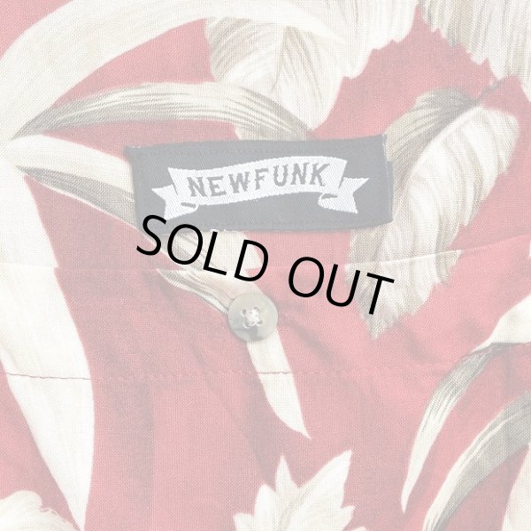 画像4: Botanical Aloha Shirt (RED) (4)