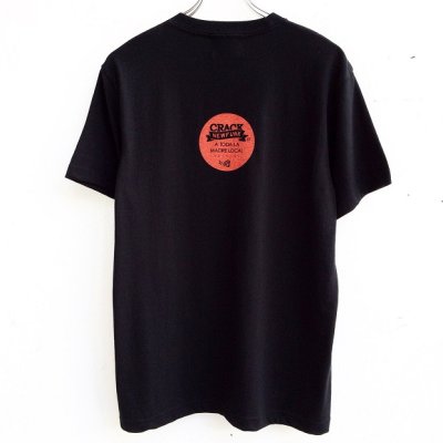 画像1: 【CRACKLIMB】 FLAG TEE (BLACK)