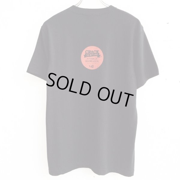 画像2: 【CRACKLIMB】 FLAG TEE (BLACK) (2)