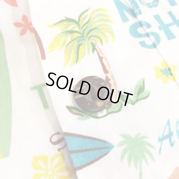 画像4: ALOHA CARTOON SHIRT (WHITE) (4)