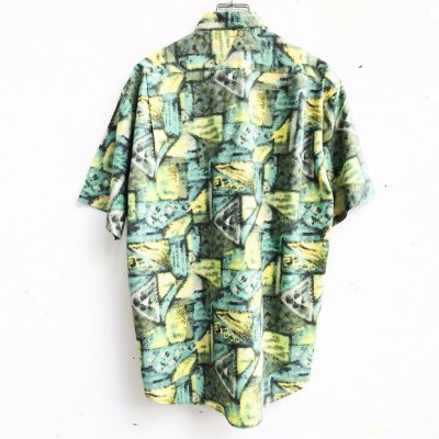 画像1: BOTANICAL PATTERN SHIRT (GRN/YLW)