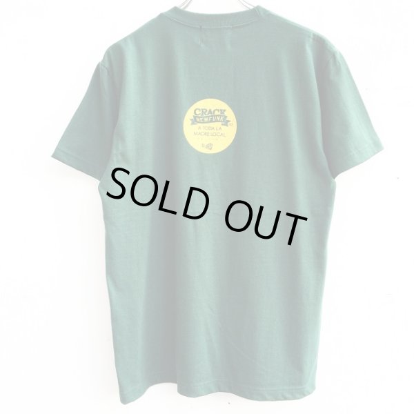 画像2: 【CRACKLIMB】 FLAG TEE (D.GREEN) (2)