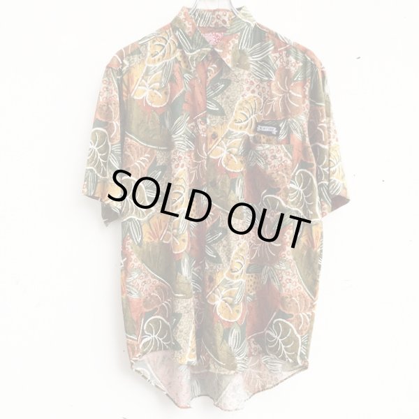 画像1: BOTANICAL PATTERN SHIRT (BLWN) (1)