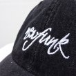 画像2: 【CRACKLIMB】 newfunk DENIM 6 PANEL CAP (BLACK) (2)