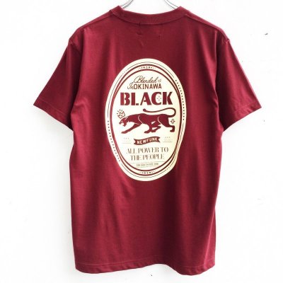 画像1: 【CRACKLIMB】 BLACK PANTHER TEE (WINE)