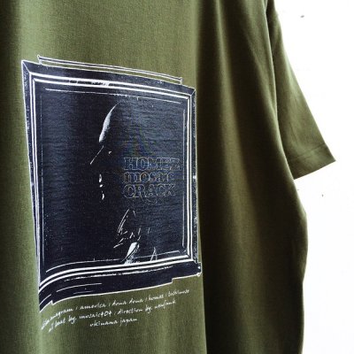 画像2: 【CRACKLIMB】HOMEZ TEE (D.GREEN)