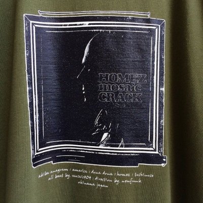 画像1: 【CRACKLIMB】HOMEZ TEE (D.GREEN)