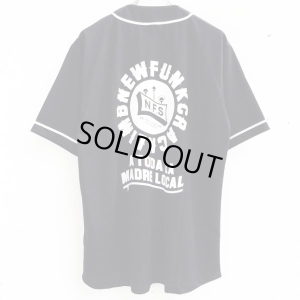 画像2: 【CRACKLIMB】SOUTH V.I.P. BASEBALL SHIRT (BLACK) (2)