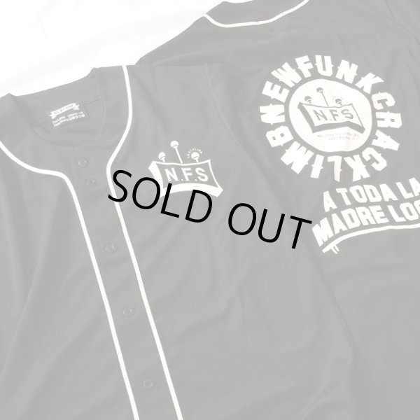 画像8: 【CRACKLIMB】SOUTH V.I.P. BASEBALL SHIRT (BLACK) (8)