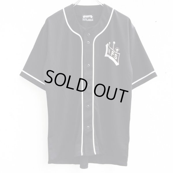 画像1: 【CRACKLIMB】SOUTH V.I.P. BASEBALL SHIRT (BLACK) (1)