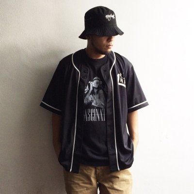 画像3: 【CRACKLIMB】SOUTH V.I.P. BASEBALL SHIRT (BLACK)