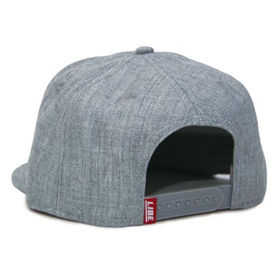 画像1: 【LIBE BRAND×QP】 QP BIG LOGO B.B CAP (GRAY)