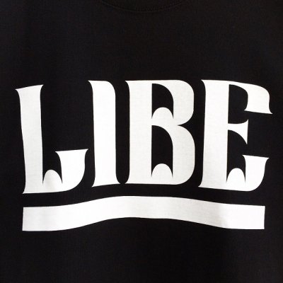 画像1: 【LIBE BRAND×QP】 QP BIG LOGO TEE (BLACK)