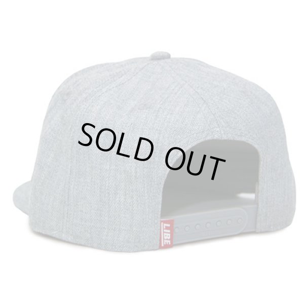 画像2: 【LIBE BRAND×QP】 QP BIG LOGO B.B CAP (GRAY) (2)