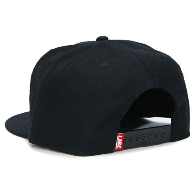 画像1: 【LIBE BRAND×QP】 QP BIG LOGO B.B CAP (BLACK)