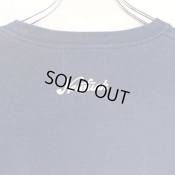 画像4: 【CRACKLIMB】'17 NEWFUNK LOGO WASH TEE (NAVY) (4)