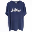 画像1: 【CRACKLIMB】'17 NEWFUNK LOGO WASH TEE (NAVY) (1)